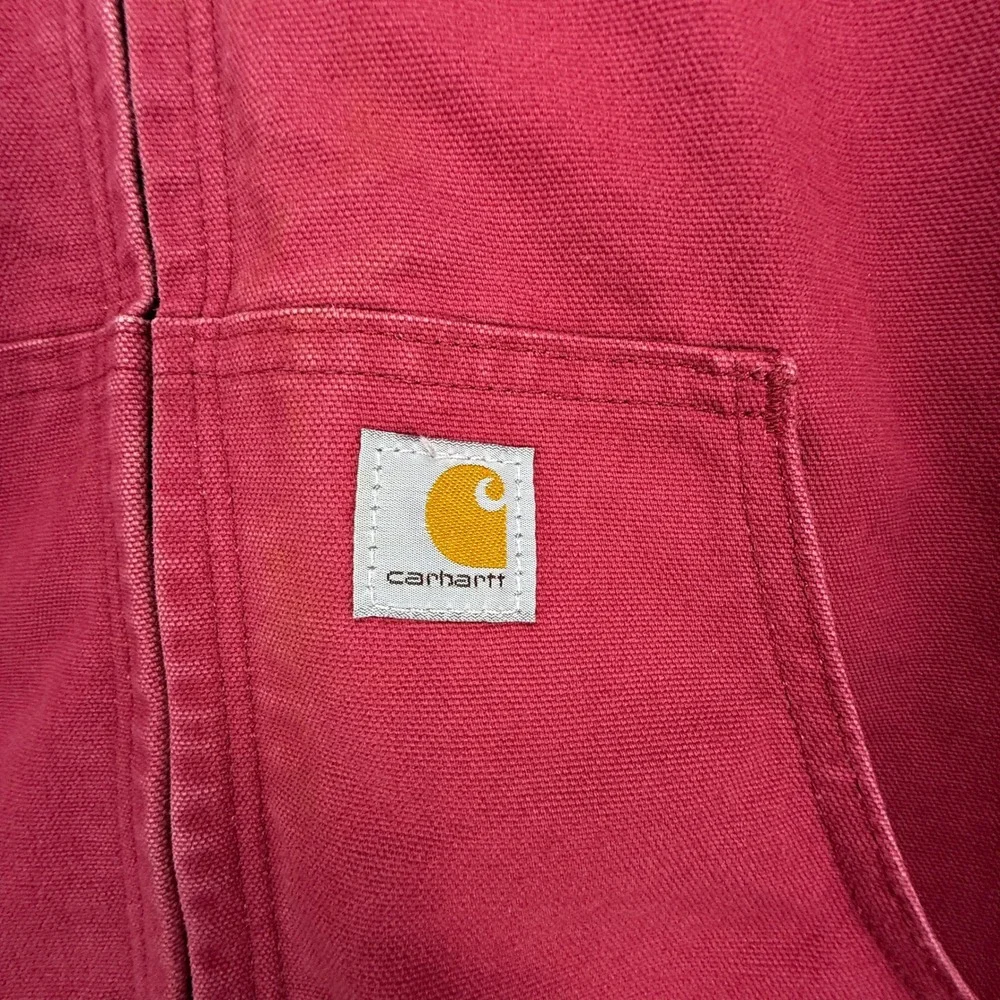 Carhartt Active Jacket Quilted Camo Lining Womens Medium 101732 624 Crab‎ Apple
